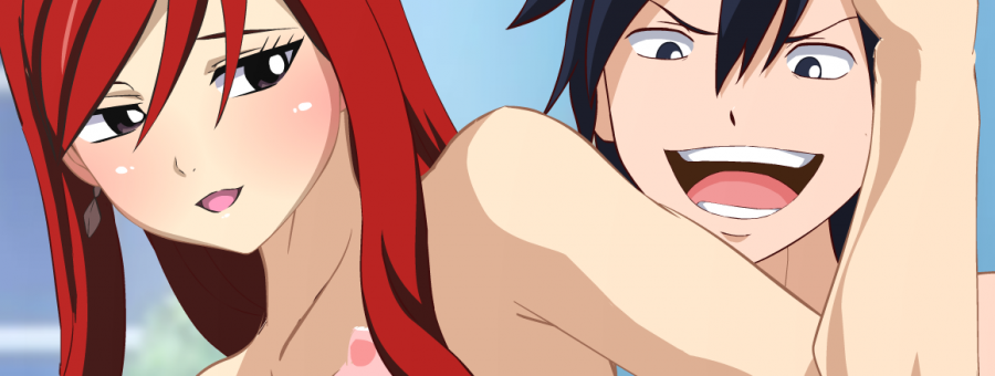 Erza x Grey – Cowgirl fuck