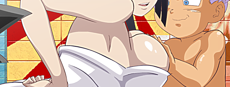 Mom Hinata enjoy threesome sex