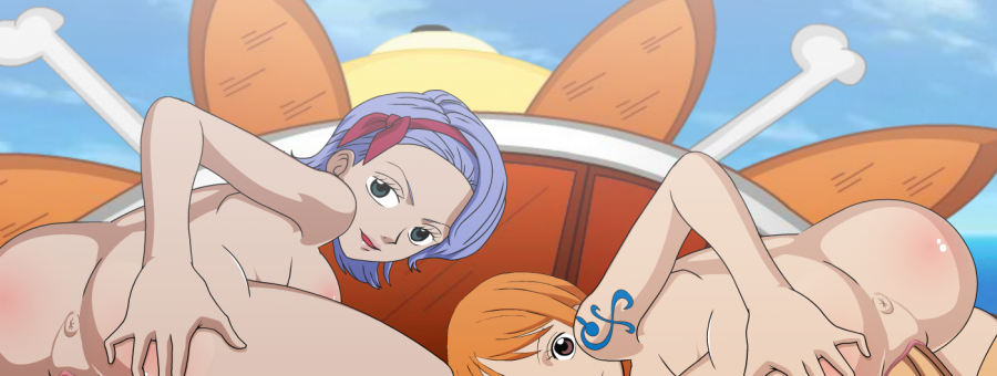 Nami and Nojiko hentai orgy