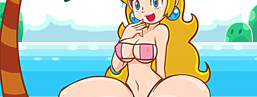 Princess Peach glory hole